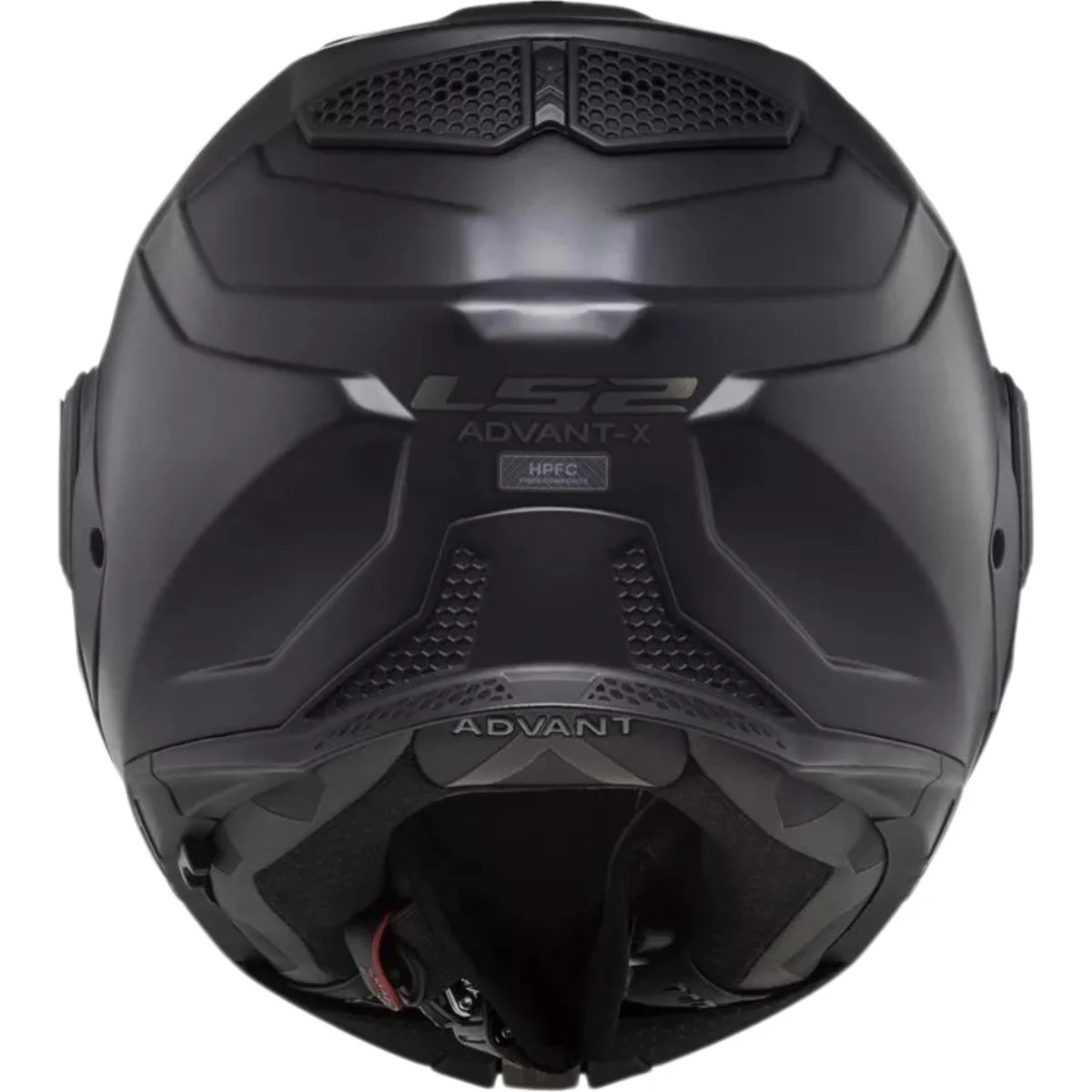 Capacete LS2 FF901 Advant X Articulado Monocolor Preto Fosco
